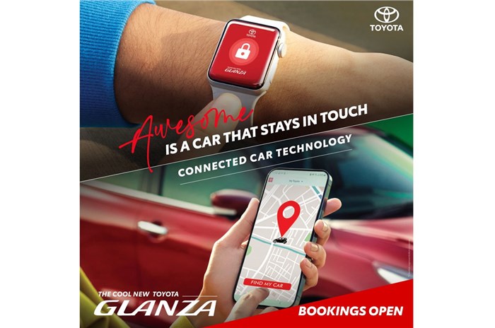 2022 Toyota Glanza connected car tech 