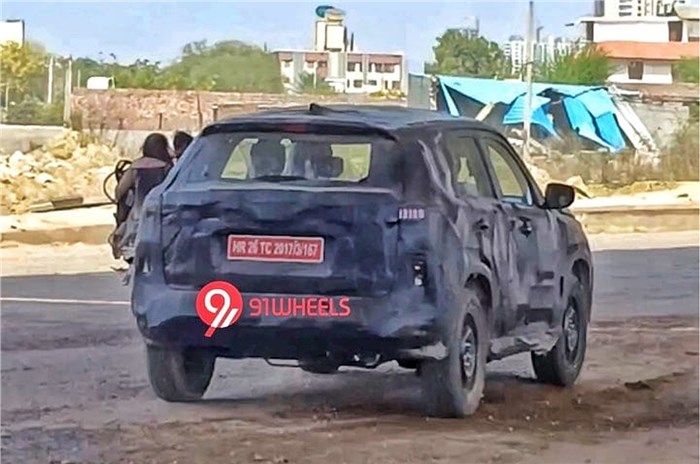 Maruti and Toyota mid-size SUC spied