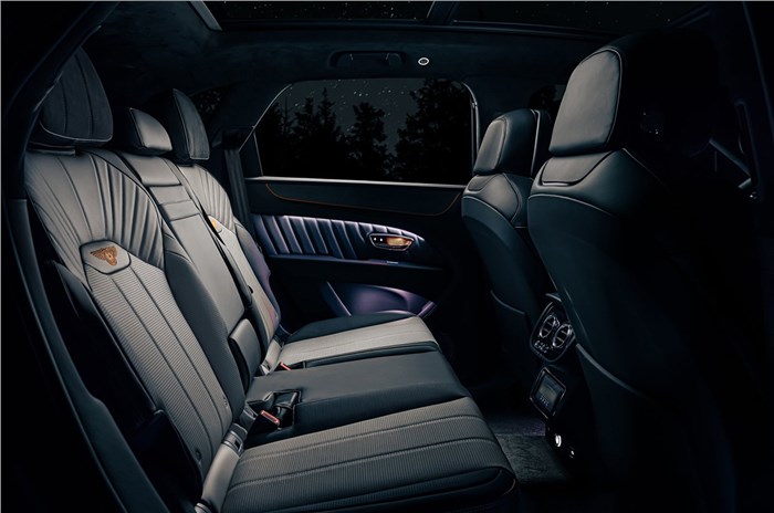 Bentley Bentayga Speed Space Edition seats
