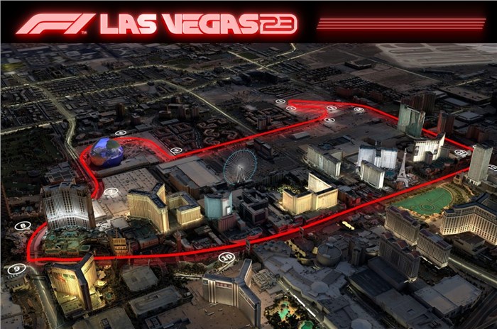 F1 Las Vegas GP track layout