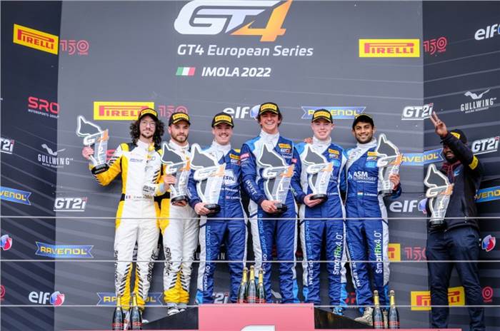 2022 GT4 European Series Round 1, Imola, podium