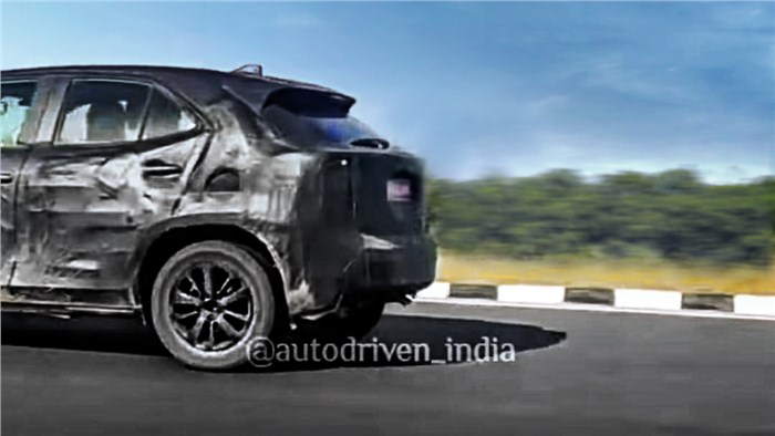Toyota Yaris Cross SUV spied in India