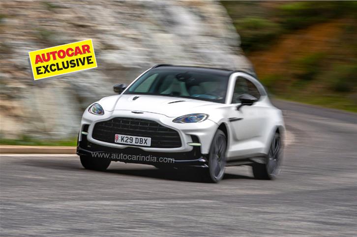 Aston Martin DBX 707 front action image