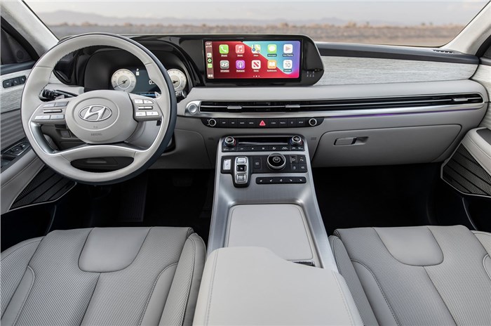 2022 Hyundai Palisade facelift dashboard