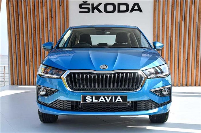 Skoda Slavia front static image