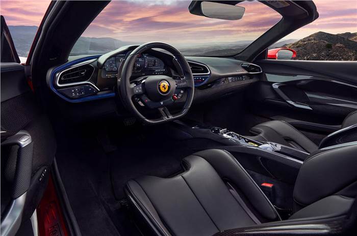 Ferrari 296 GTS interior 
