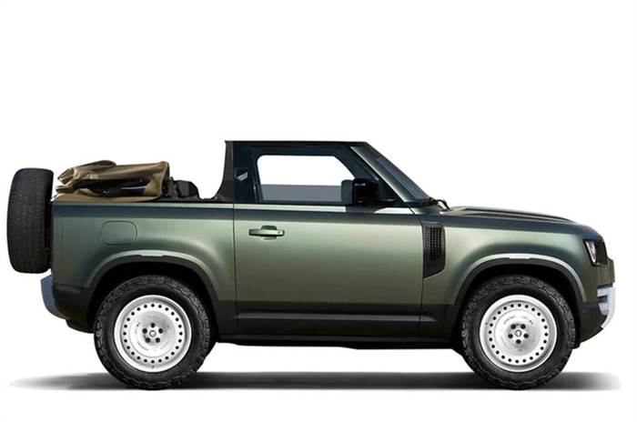 Land Rover Defender convertible side