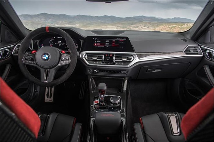 BMW M4 CSL interior 