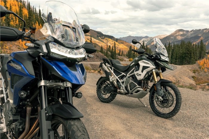 The 2022 Triumph Tiger 1200 GT and Rally.
