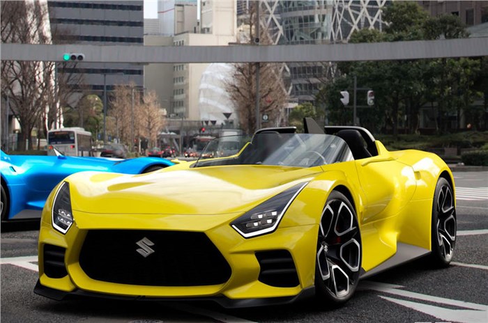 This Suzuki concept car is powered by a Hayabusa engine | Autocar ...