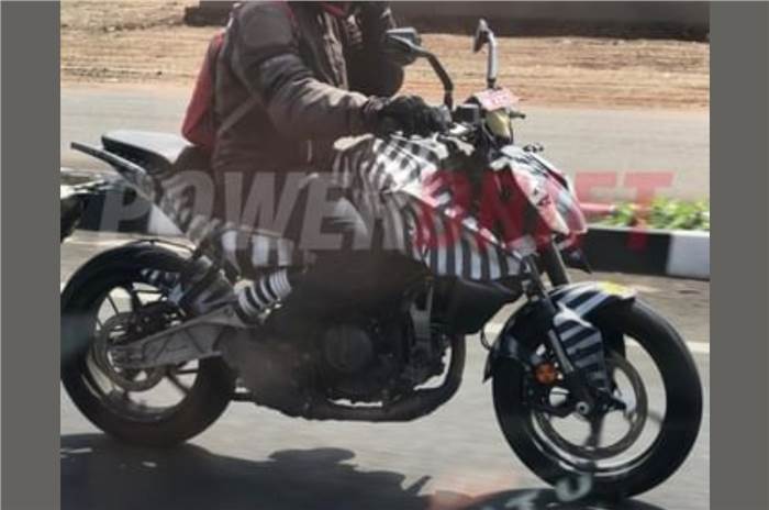 The next-gen KTM 390 Duke has been spotted testing in India for the first time.