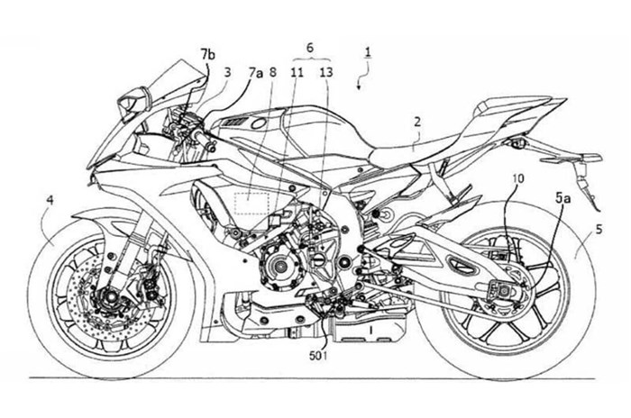 Yamaha seamless gearbox patent
