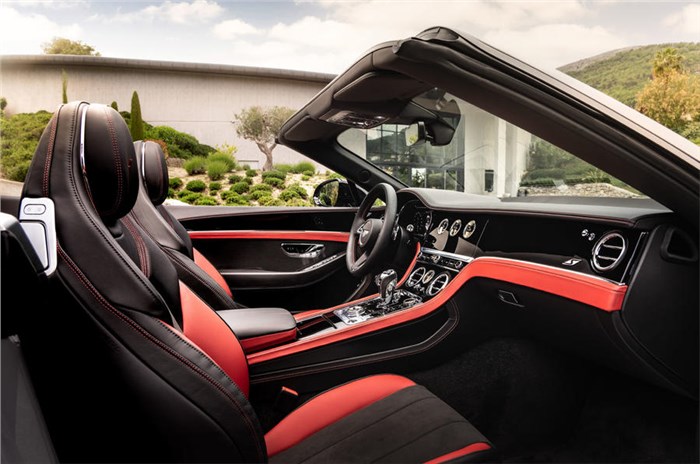 Bentley Continental GT S interior