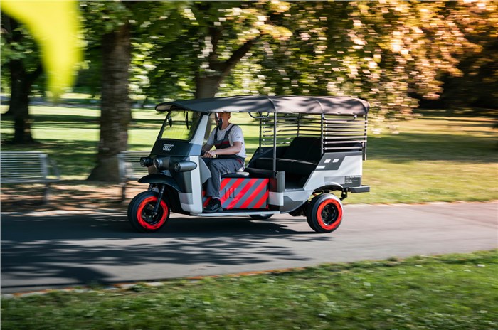 Audi battery-powered electric rickshaw