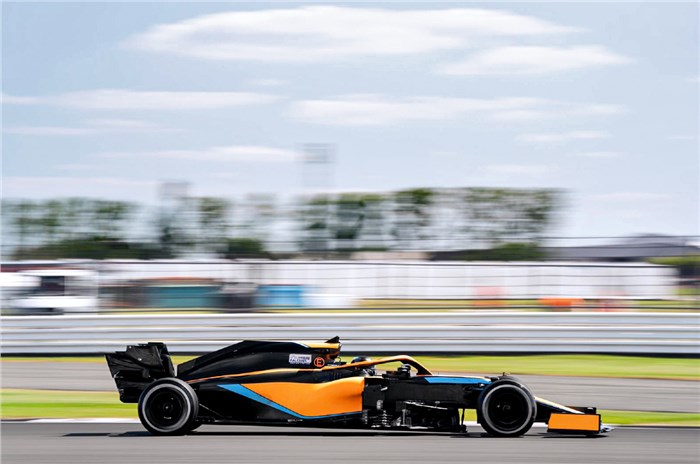 Jehan Daruvala McLaren F1 test