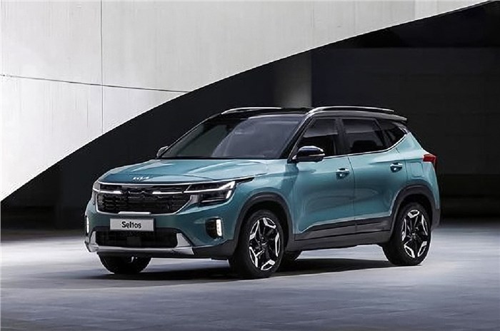 2023 Kia Seltos facelift front quarter