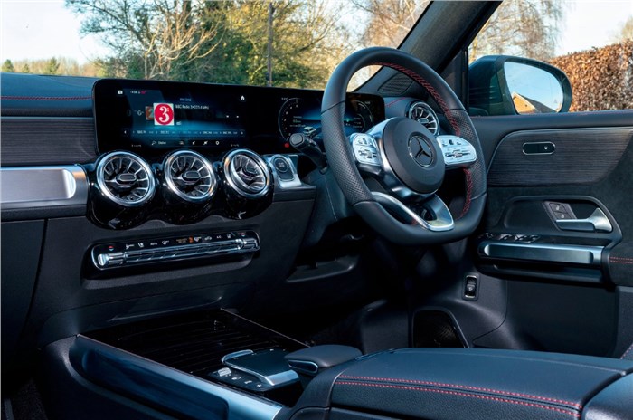 Mercedes EQB EV SUV interior