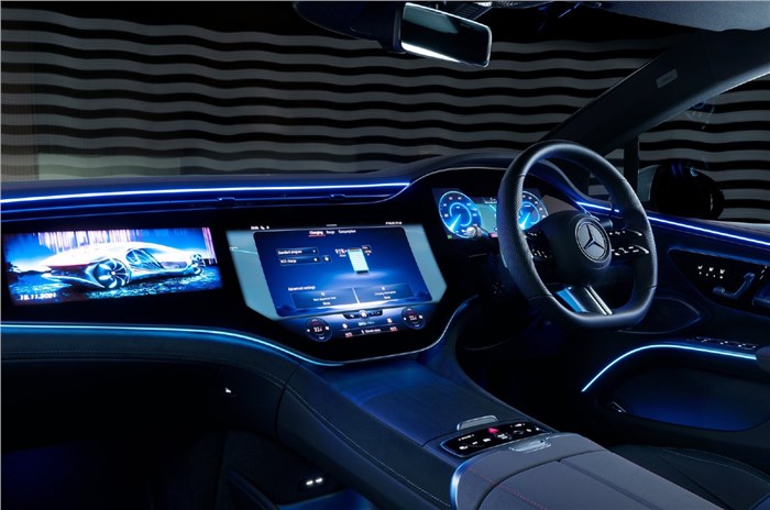 Mercedes EQS EV interior