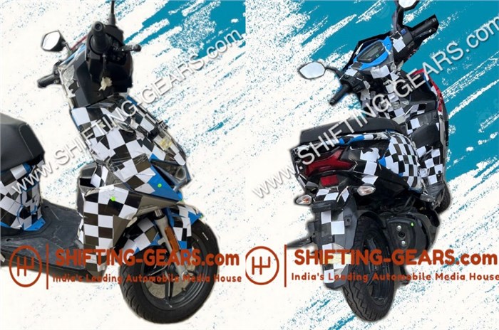 Sporty new Hero 125cc scooter spotted testing