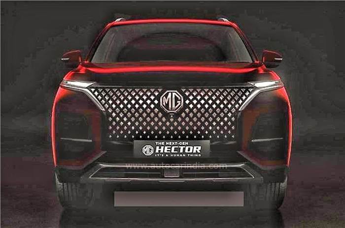 2022 MG Hector front end