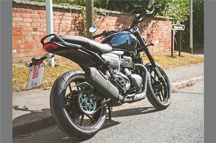 Upcoming Bajaj Triumph bike spotted testing again; gets new display