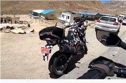 New Hero motorcycles spied testing in Ladakh