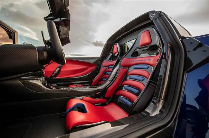 Hennessey Venom F5 Roadster interior 