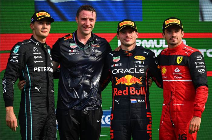 2022 F1 Dutch GP podium