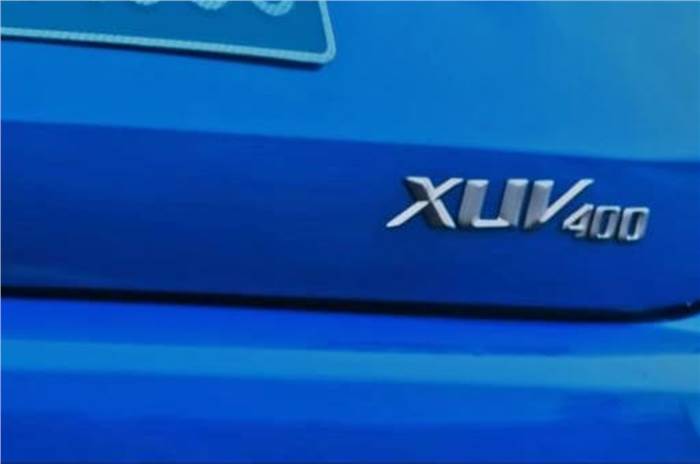 Mahindra XUV400 badge