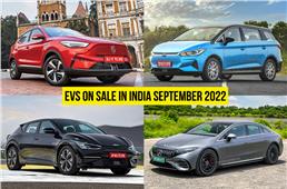 Every new electric car, SUV you can buy in India in Septe...