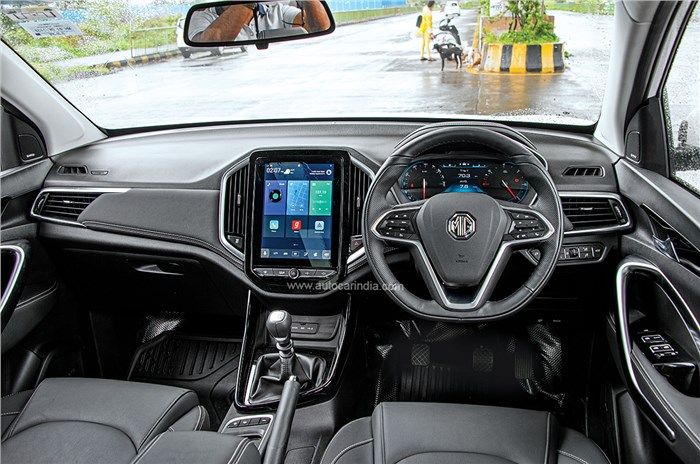 MG Hector interior.