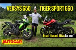 Kawasaki Versys 650 vs Triumph Tiger Sport 660 comparison video
