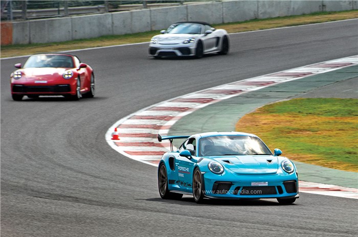 Porsche 911 Carrera S, GT3 RS and 718 Boxster.