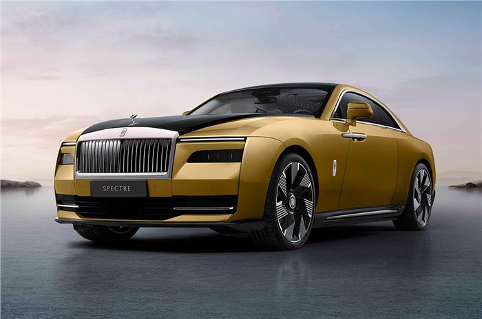Rolls Royce unveils its first all-electric car, Spectre
