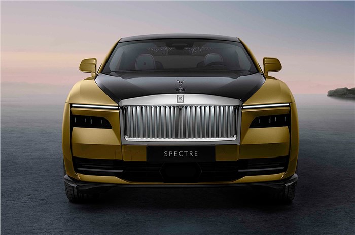 Rolls Royce unveils its first all-electric car, Spectre