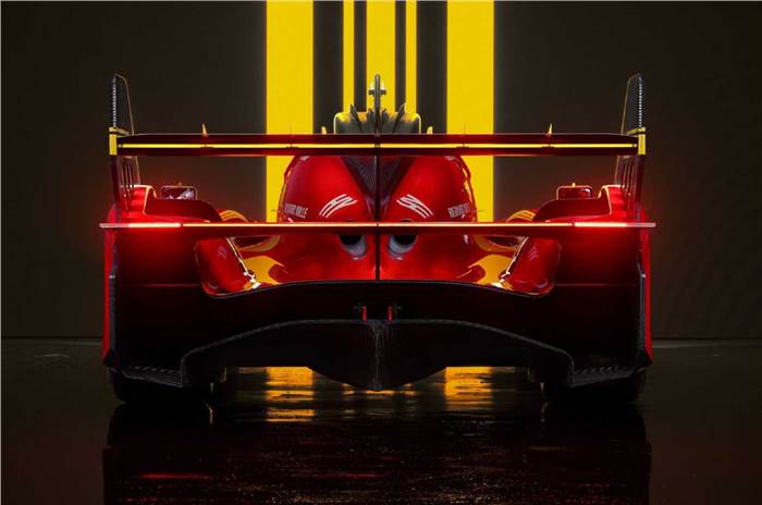 Ferrari 499P rear