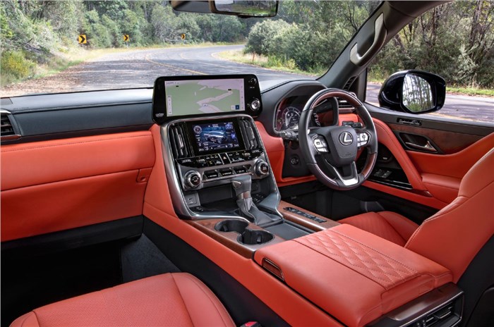 Lexus LX500d interior
