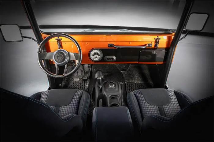 Jeep CJ Surge EV interior 