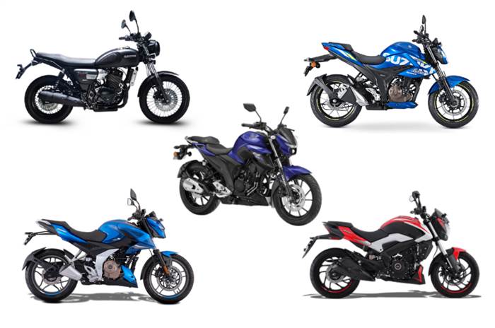 Top 5 most affordable 250cc bikes in India.