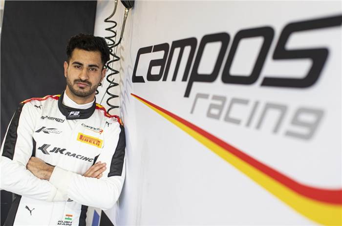 Kush Maini signs with Campos Racing F2 team