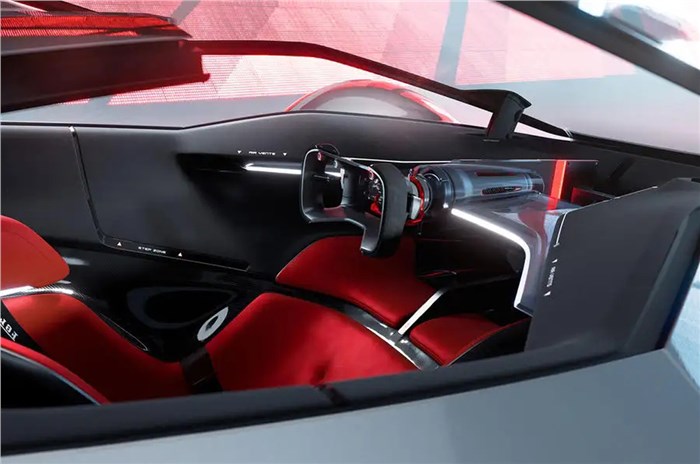 Ferrari Vision GT concept interior 