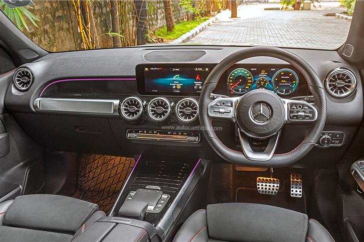 2022 Mercedes Benz GLB diesel interior.