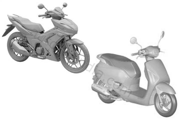 Honda patents Winner X, NS125LA scooter designs in India