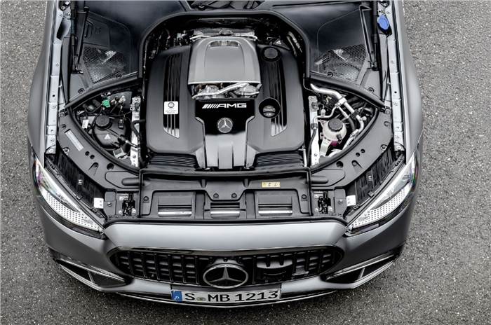 Mercedes-AMG S-63 engine