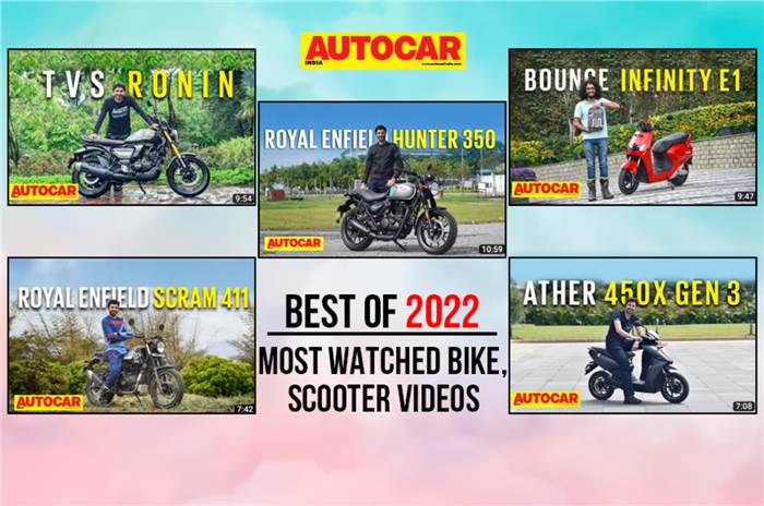 Best of 2022: Most watched bike, scooter video reviews