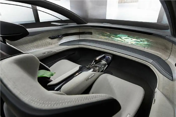 Audi Grandsphere concept interior