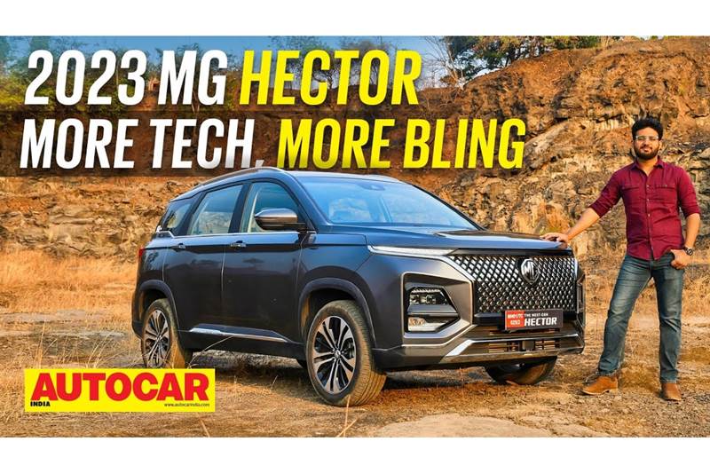 MG Hector facelift video review
