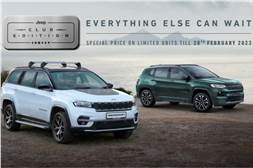 Jeep Compass, Meridian Club Edition launched
