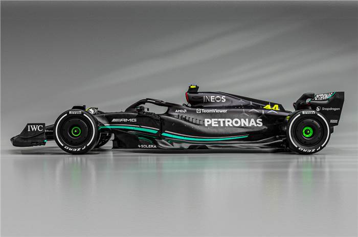 F1 2023 Mercedes W14 side
