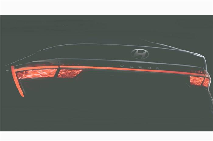 New Hyundai Verna rear design leaked ahead of March 21 debut